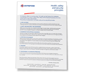 Health, Safety and Security Principles